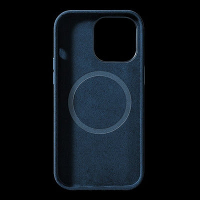 Alcantara iPhone Case - Deep Blue