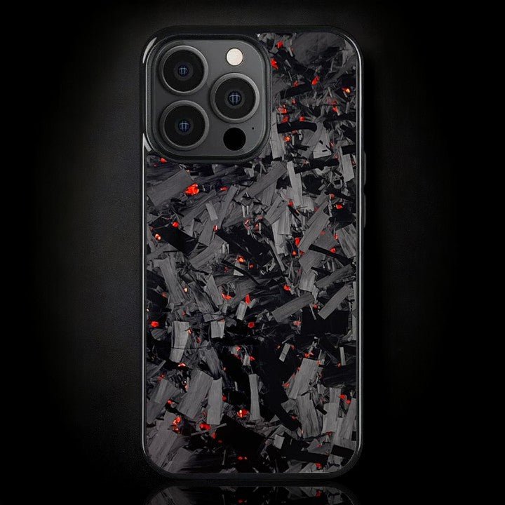 BOLD FORGED Carbon Fiber iPhone Case - Red Phone Holders & Mounts