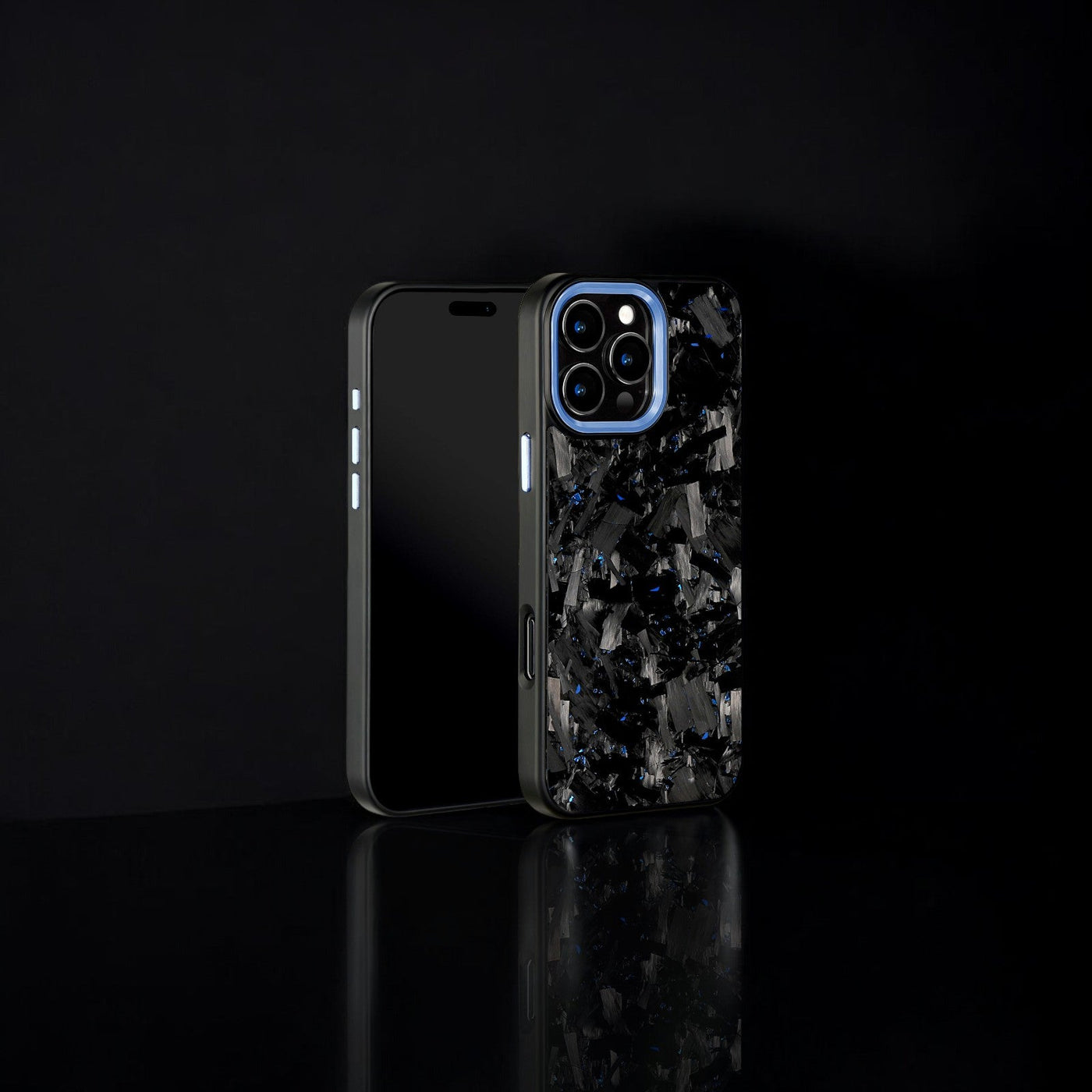 BOLD FORGED Carbon Fiber x Accent | Blue | iPhone Phone Holders & Mounts