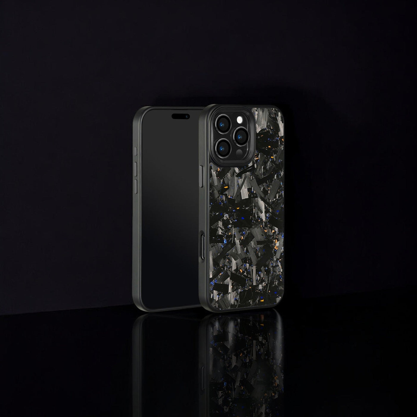 BOLD FORGED Carbon Fiber x Accent | Blue x Gold | iPhone Phone Holders & Mounts