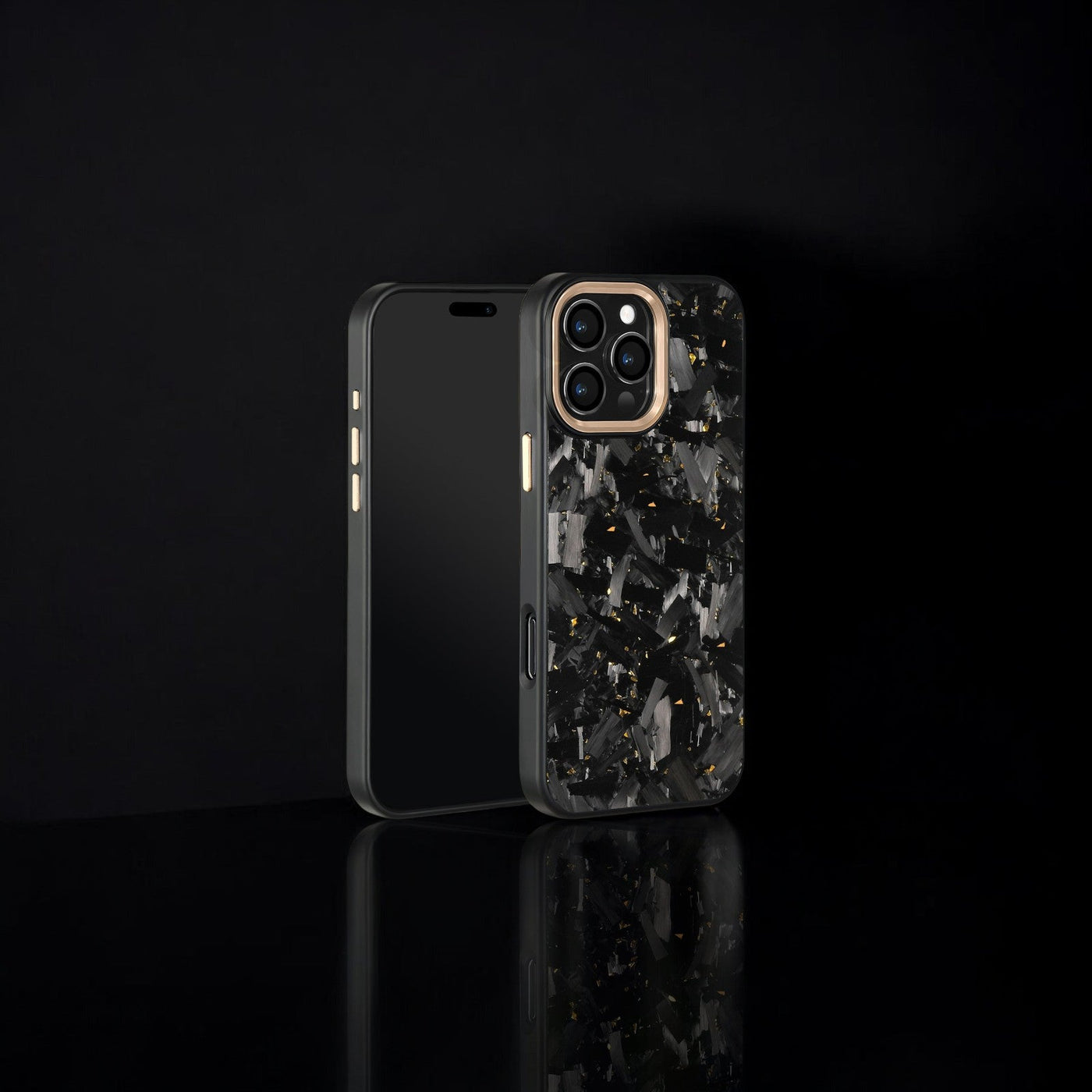 BOLD FORGED Carbon Fiber x Accent | Gold | iPhone Phone Holders & Mounts