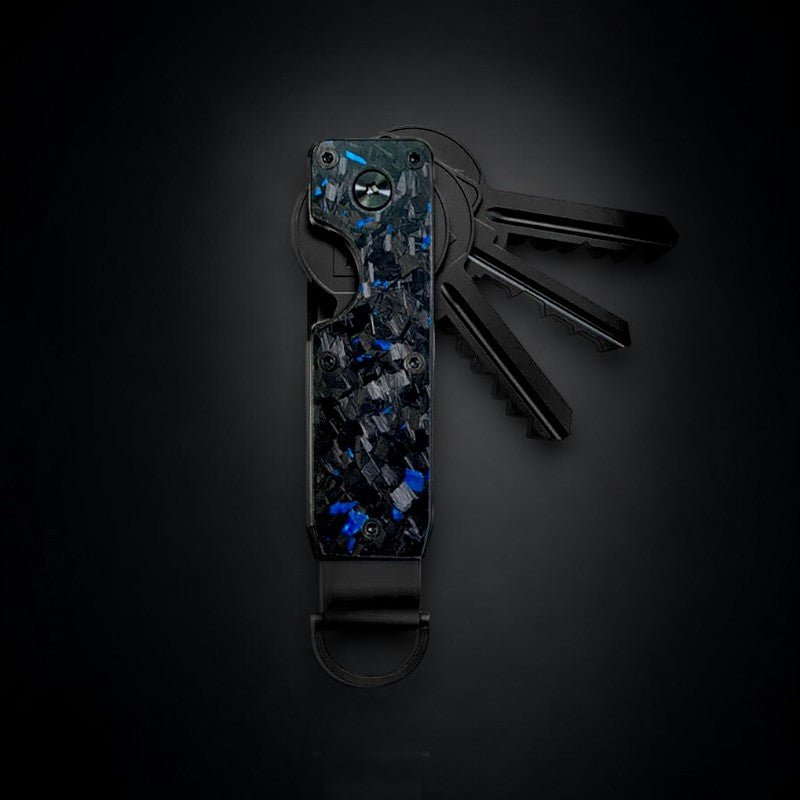 CarbonSuper Key Case - Forged Blue
