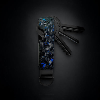 CarbonSuper Key Case - Forged Blue