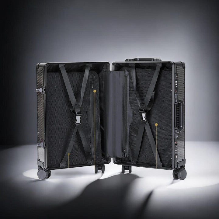 Carbon Stealth Carry-On Suitcase - Classic Carbon