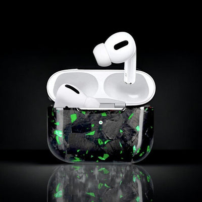 Forged Carbon Fiber AirPods Case | Green