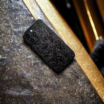 FORGED Carbon Fiber iPhone Case - Gold Forged Phone Holders & Mounts