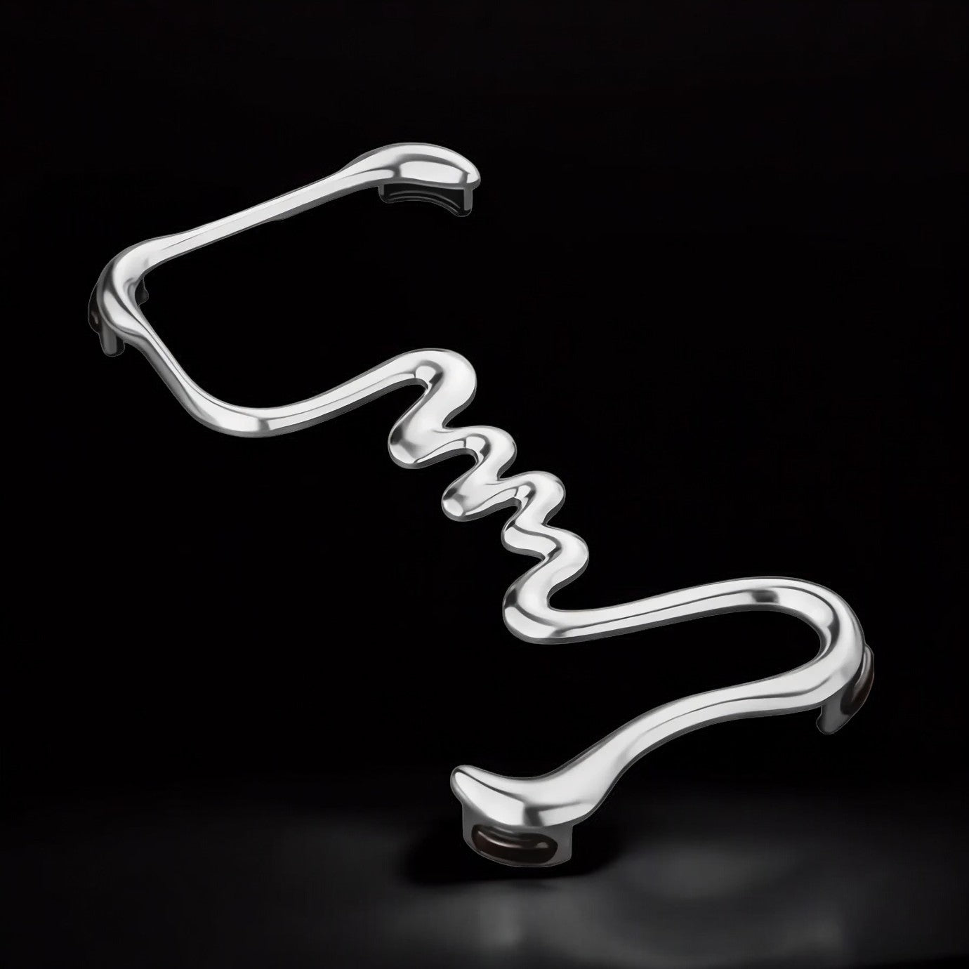 Serpent Exoskeletal iPhone Case - Siver Metal Case