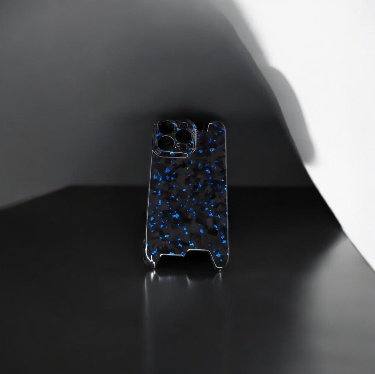 Skeletal Blue Forged Carbon iPhone Case Phone Holders & Mounts