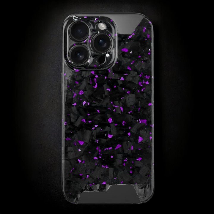 Skeletal Purple Forged Carbon iPhone Case Phone Holders & Mounts