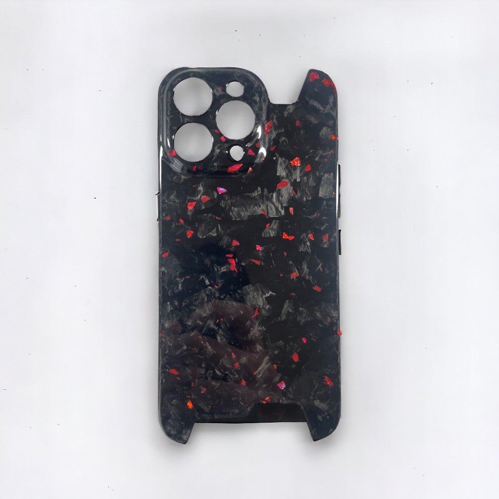 Skeletal Red Forged Carbon iPhone Case Phone Holders & Mounts