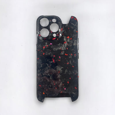 Skeletal Red Forged Carbon iPhone Case Phone Holders & Mounts
