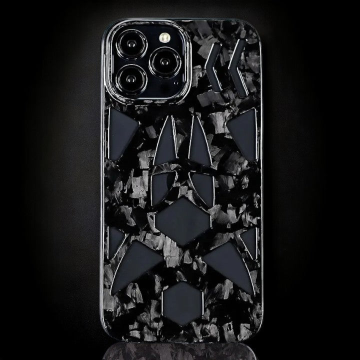 Skeletal V2 Forged Carbon iPhone Case iPhone 14 Pro Max / Free Tempered Screen Protector Phone Holders & Mounts