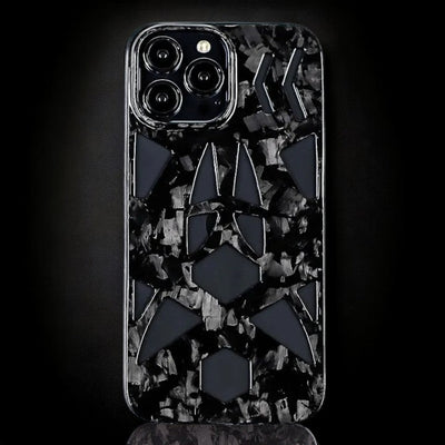 Skeletal V2 Forged Carbon iPhone Case iPhone 14 Pro Max / Free Tempered Screen Protector Phone Holders & Mounts