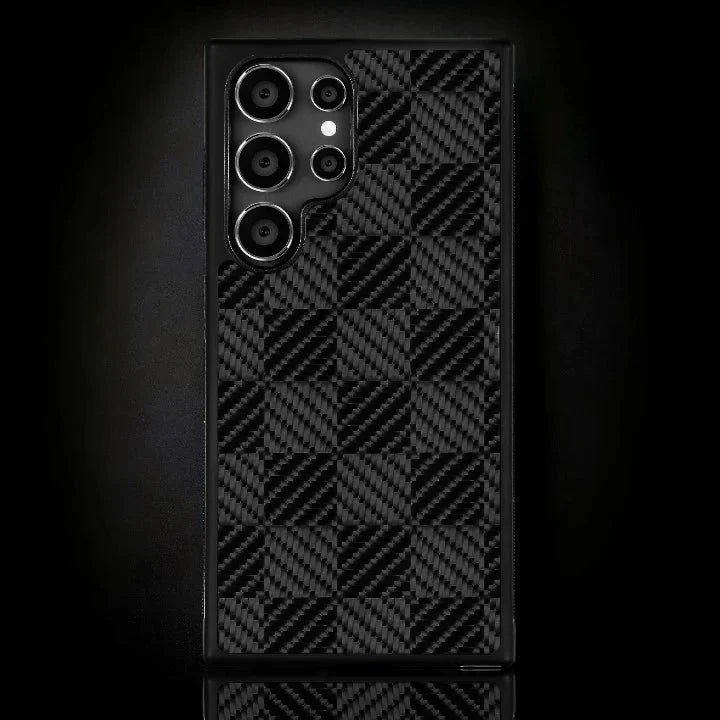 Stealth Grid Carbon Fiber Galaxy Case | Limited Edition