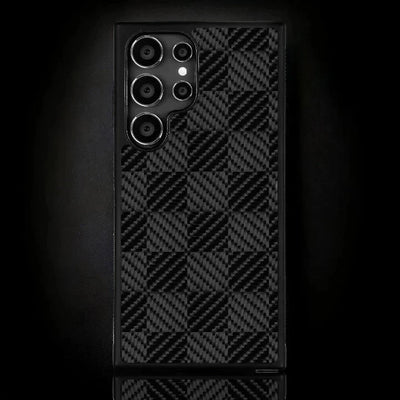 Stealth Grid Carbon Fiber Galaxy Case | Limited Edition