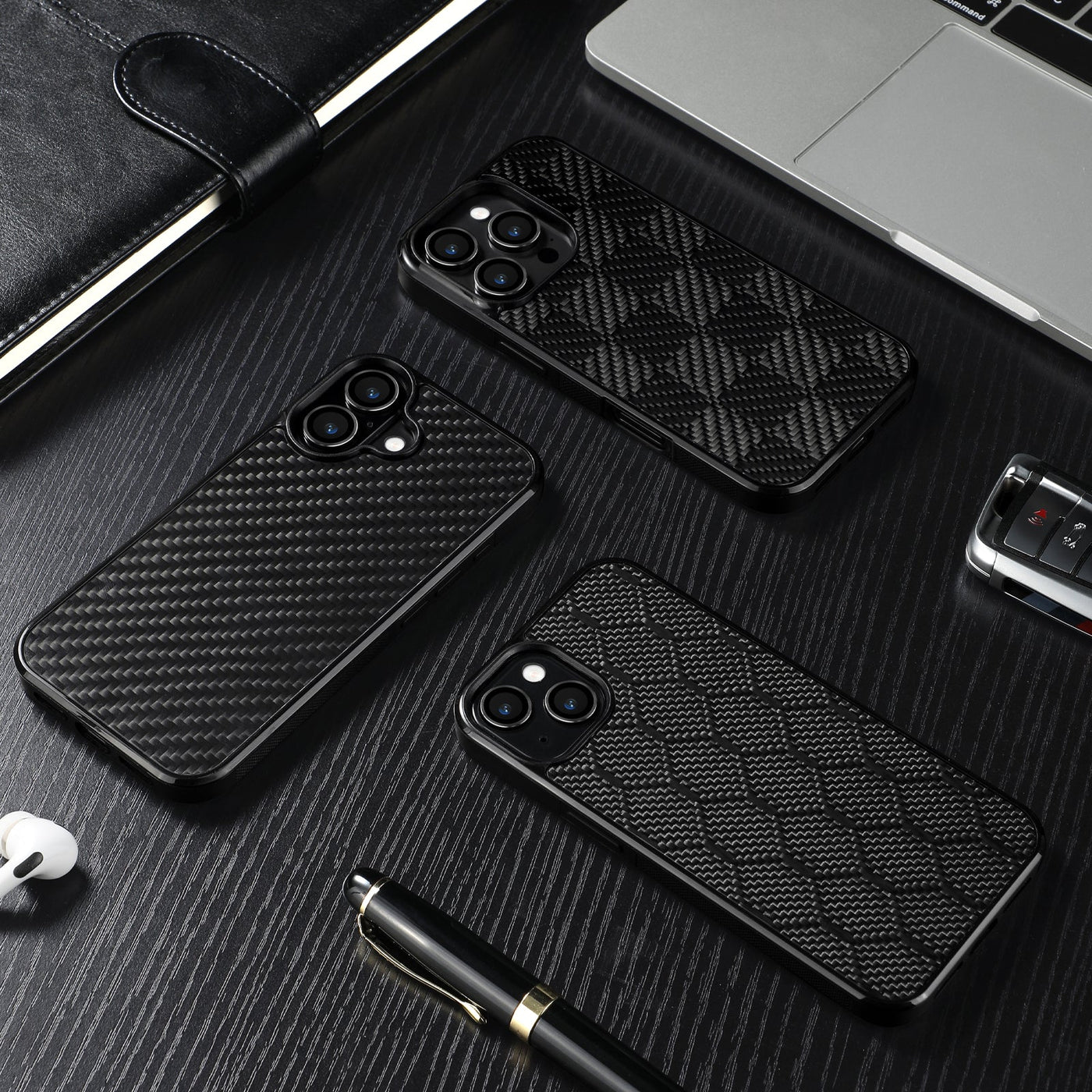 Stealth Grid Carbon Fiber iPhone Case | Limited Edition Phone Holders & Mounts